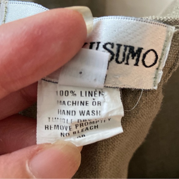 B. Hadikusumo 100% Linen Top One Size Fits All - Picture 12 of 15